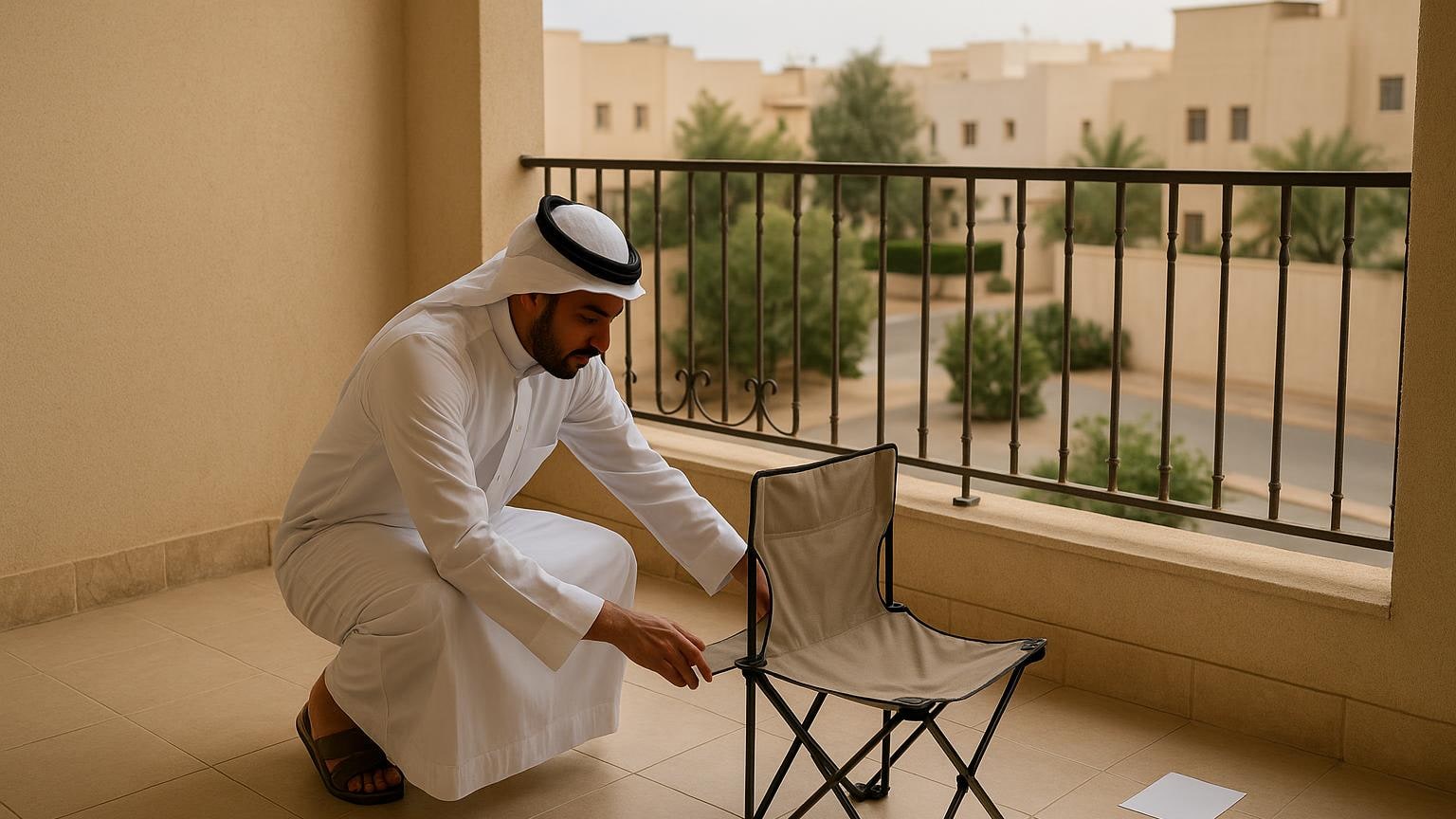 شرفة تصلح للوقوف لا لنمط حياتك