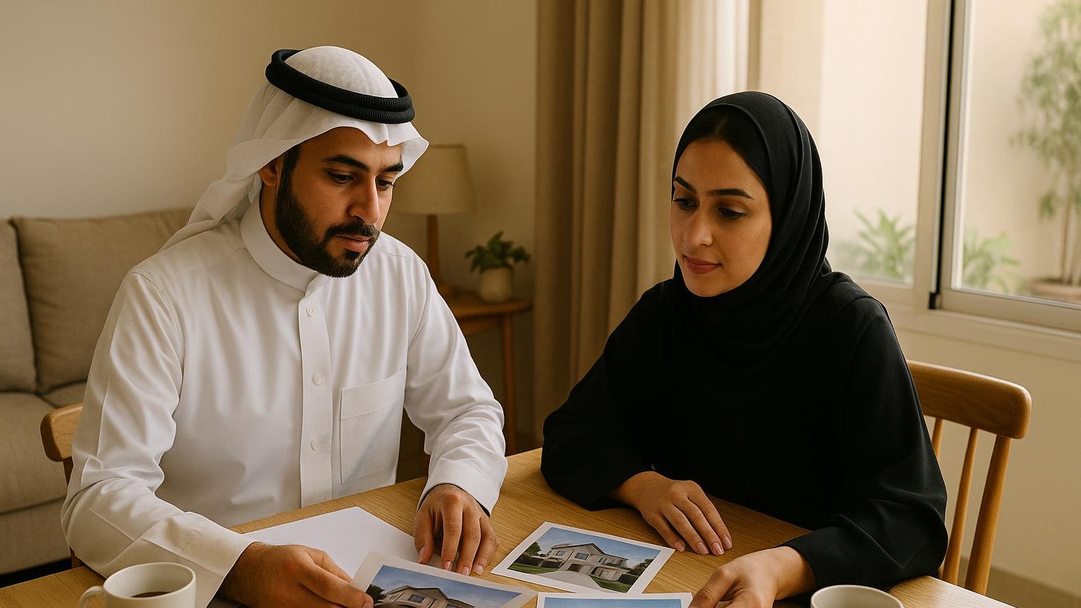 مشهد توضيحي لخطوة عملية في فحص المنزل والاستعداد للشراء مرتبط بموضوع «راجعوا الزيارة صباحاً: هل تتفقون على ما يحتاجه البيت؟»