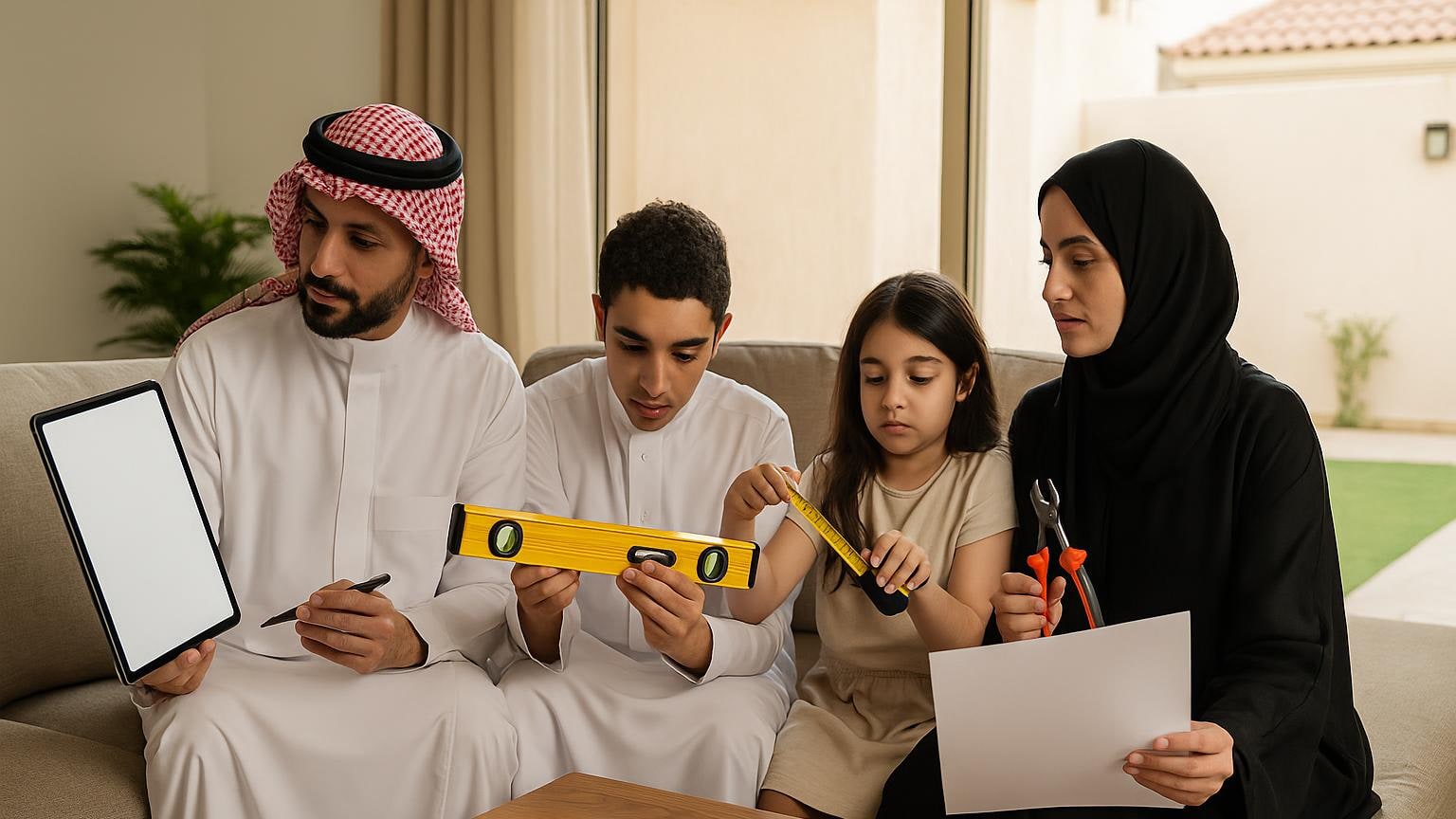 صيانة البيت ليست في رأس شخص واحد