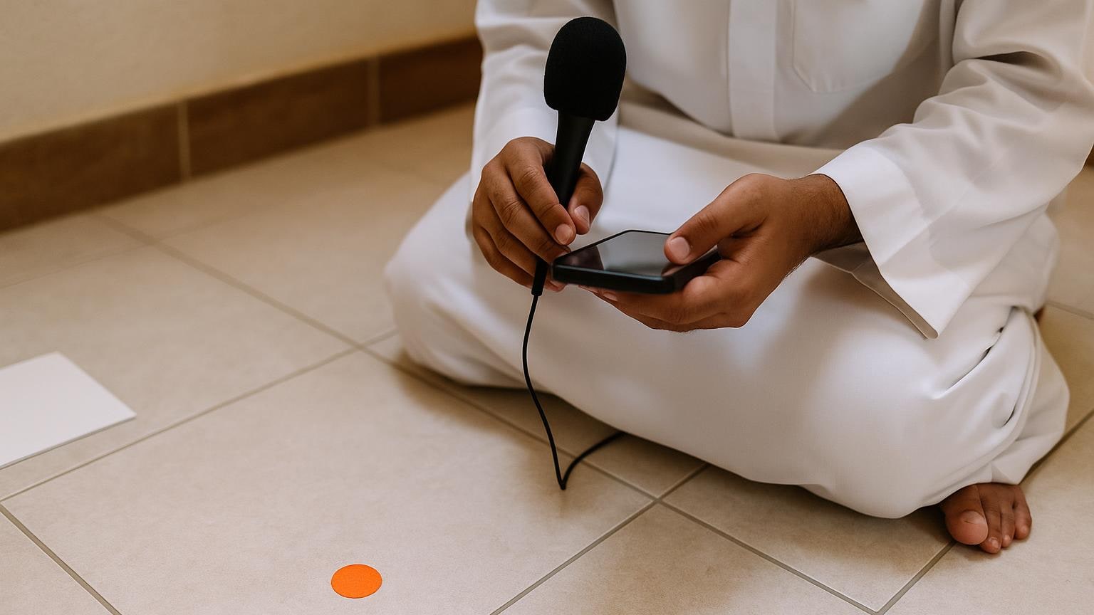 مشهد عملي يوضح أداة أو جزءاً منزلياً أثناء الفحص والصيانة مرتبط بموضوع «بلاطة تغيّر صوتها: علّم الموضع من دون طرق متكرر»