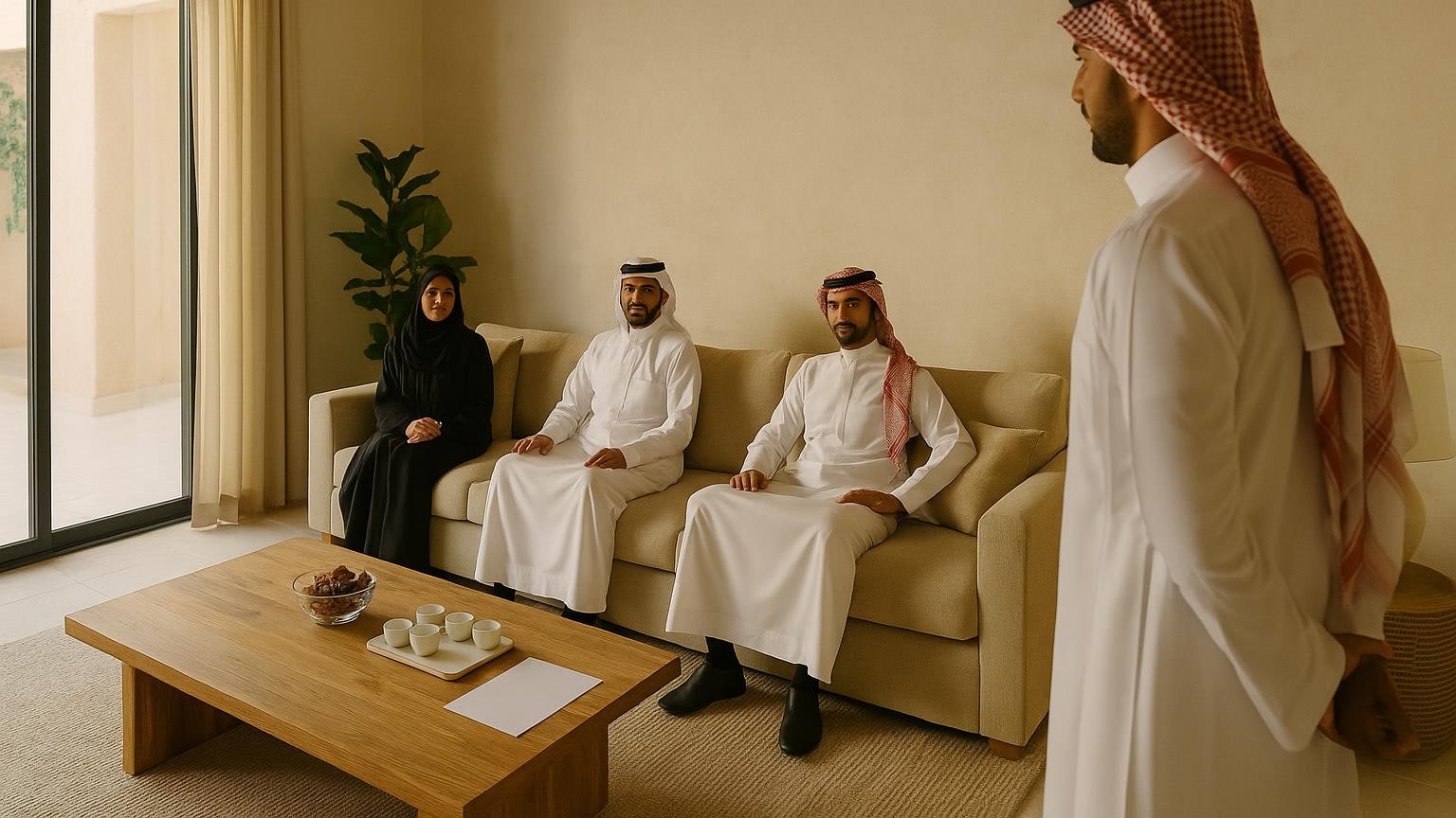 عدد الضيوف الذي يخدمه البيت براحة