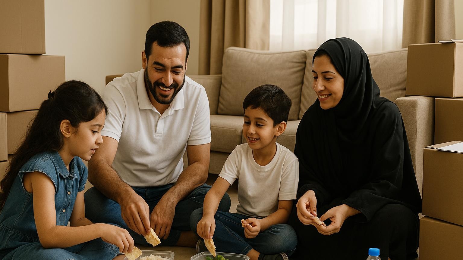 طعام يوم النقل قبل أن تبرد الثلاجة