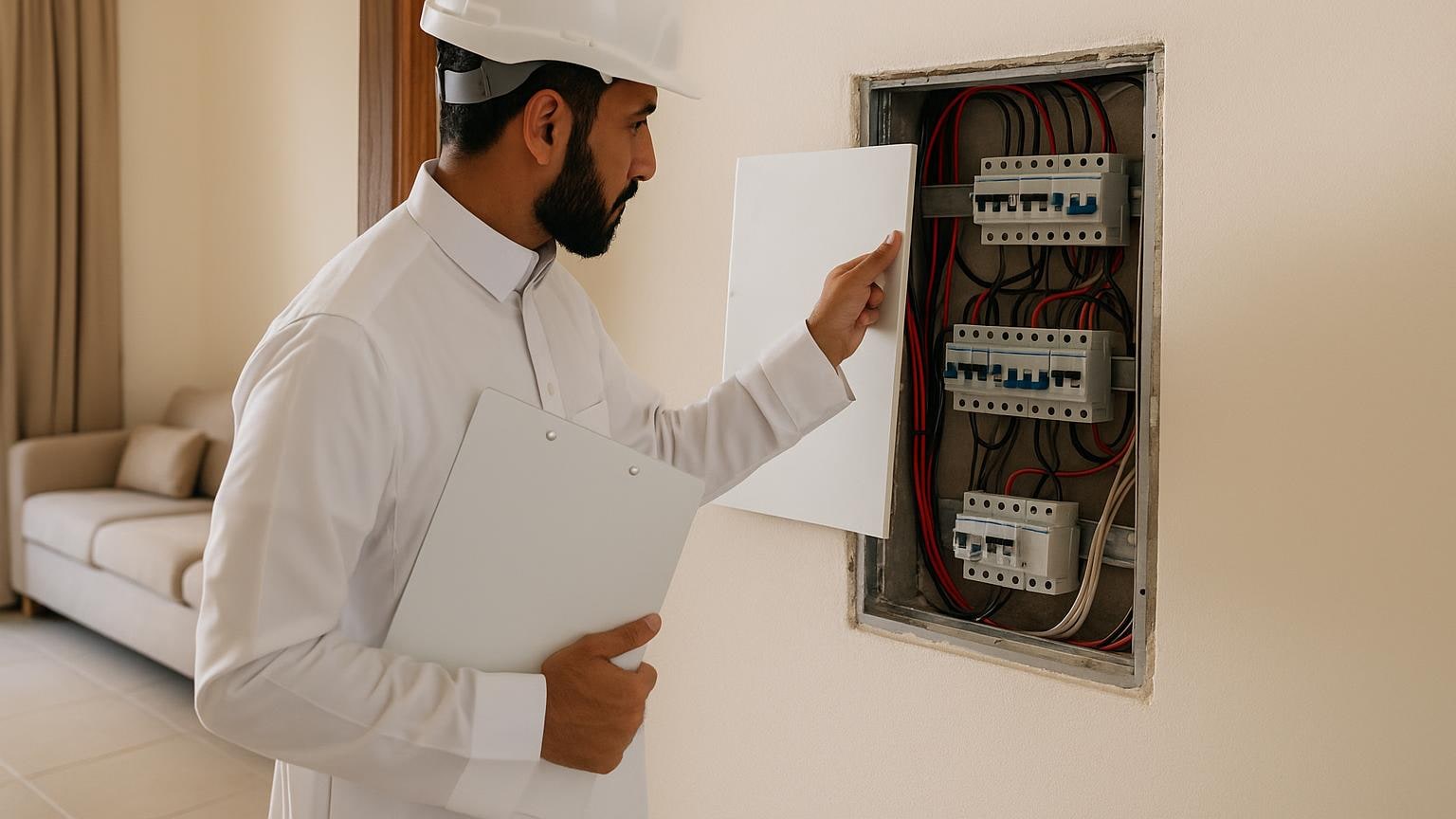 كيف تفحص سهولة الوصول إلى نقاط الصيانة؟