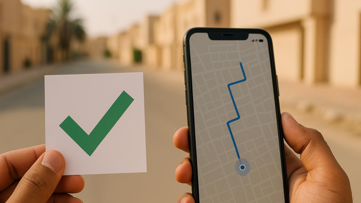 مشهد سكني عام غير منسوب إلى موقع أو عقار حقيقي مرتبط بموضوع «حي الرياض عند الفجر: ما تسمعه قبل ازدحام اليوم»