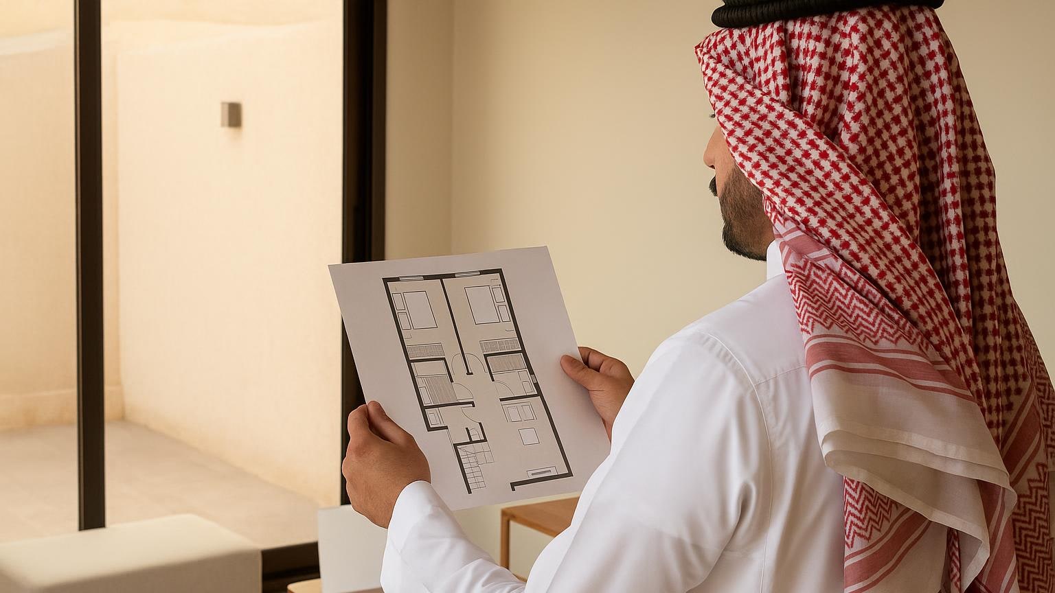 أي غرفة تلامس الجار؟ اقرأ المخطط بأذنك